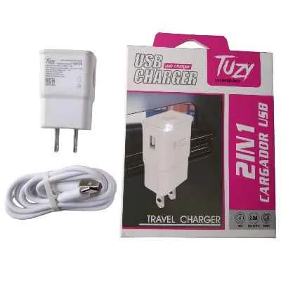 [2514] CARGADOR TUZY 2AMP TIPO C T202