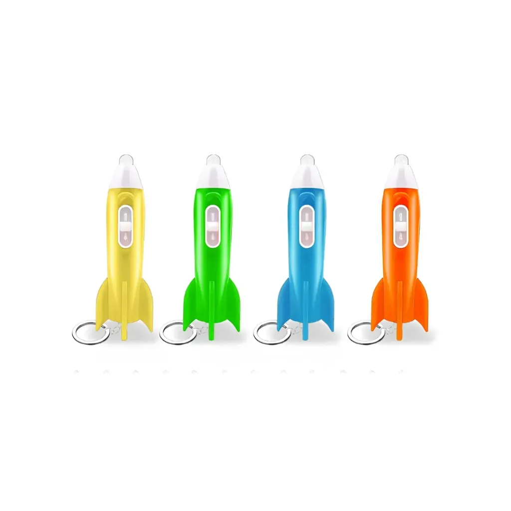 MINI LINTERNA LLAVERO LED COHETE