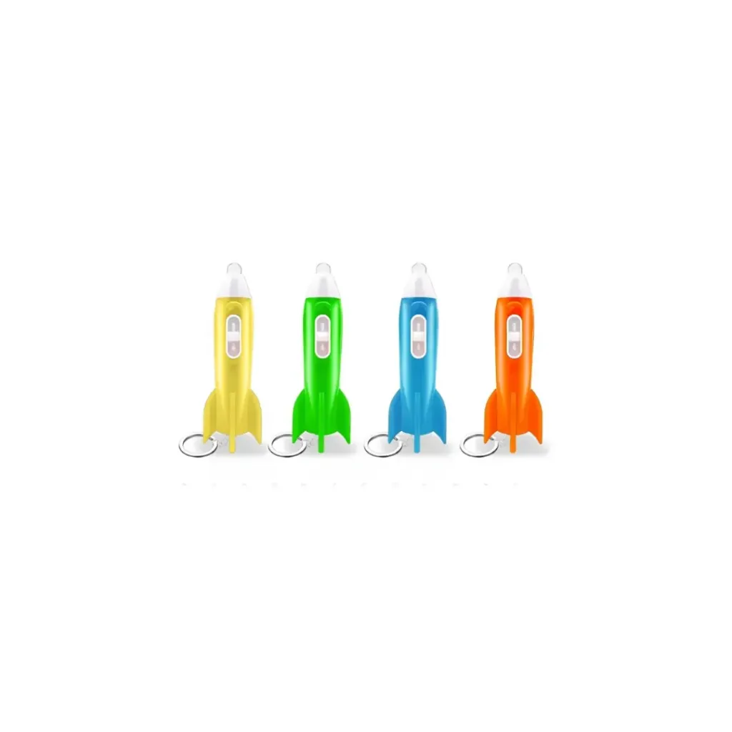 [2474] MINI LINTERNA LLAVERO LED COHETE