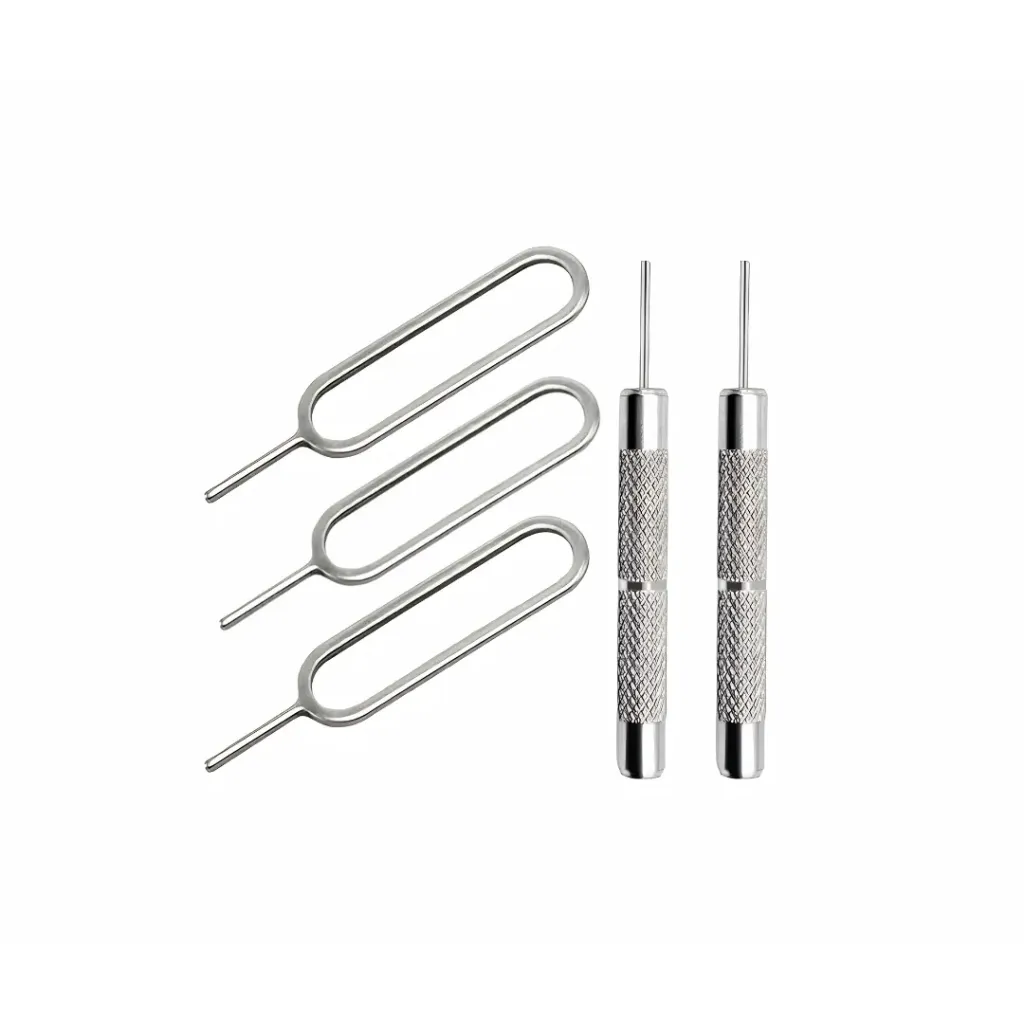 LLAVE PULSADOR PARA EXTRAER SIM CARD X5 PIEZAS