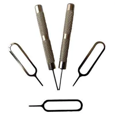 LLAVE PULSADOR PARA EXTRAER SIM CARD X5 PIEZAS