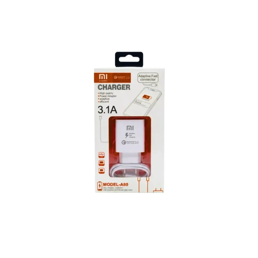 CARGADOR HUAWEI A80 3.1AMP MICRO