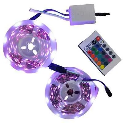 CINTA LED RGB 10 METROS CON REGULADOR