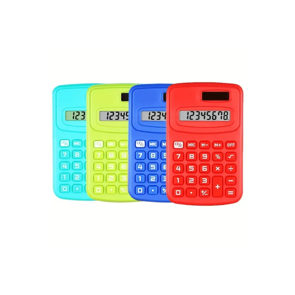 CALCULADORA DE BOLSILLO COLORES