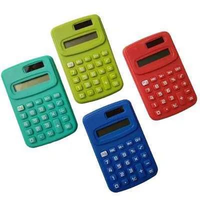 CALCULADORA DE BOLSILLO COLORES