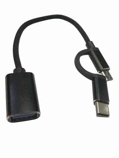 CABLE OTG 2 EN 1 TIPOC Y MICRO