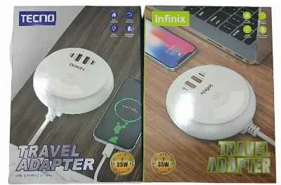 ESTACION DE CARGA 4 EN 1 35W SAMSUNG INFINIX TECNO IPHONE