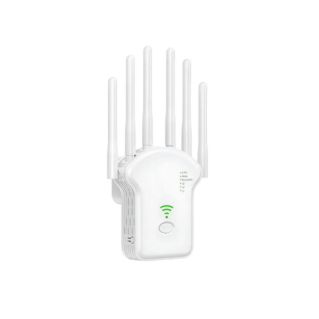 REPETIDOR WIFI 6 ANTENAS AC1200 DOBLE BANDA 1200MBPS 2.4G 5G
