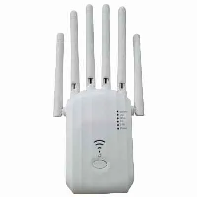 REPETIDOR WIFI AC1200 DOBLE BANDA 1200MBPS 2.4G 5G 6 ANTENAS