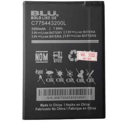 [1844] BATERIA BLU C5 C5L 2019 J5L C5L MAX C5L PLUS C775443200L C795344200L