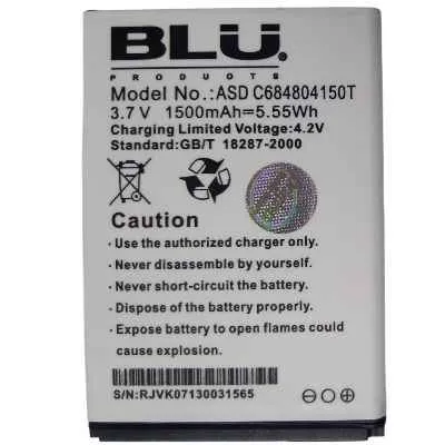 [0028] BATERIA BLU DASH 4.0 D261 D270 D271 D272 C684804150T