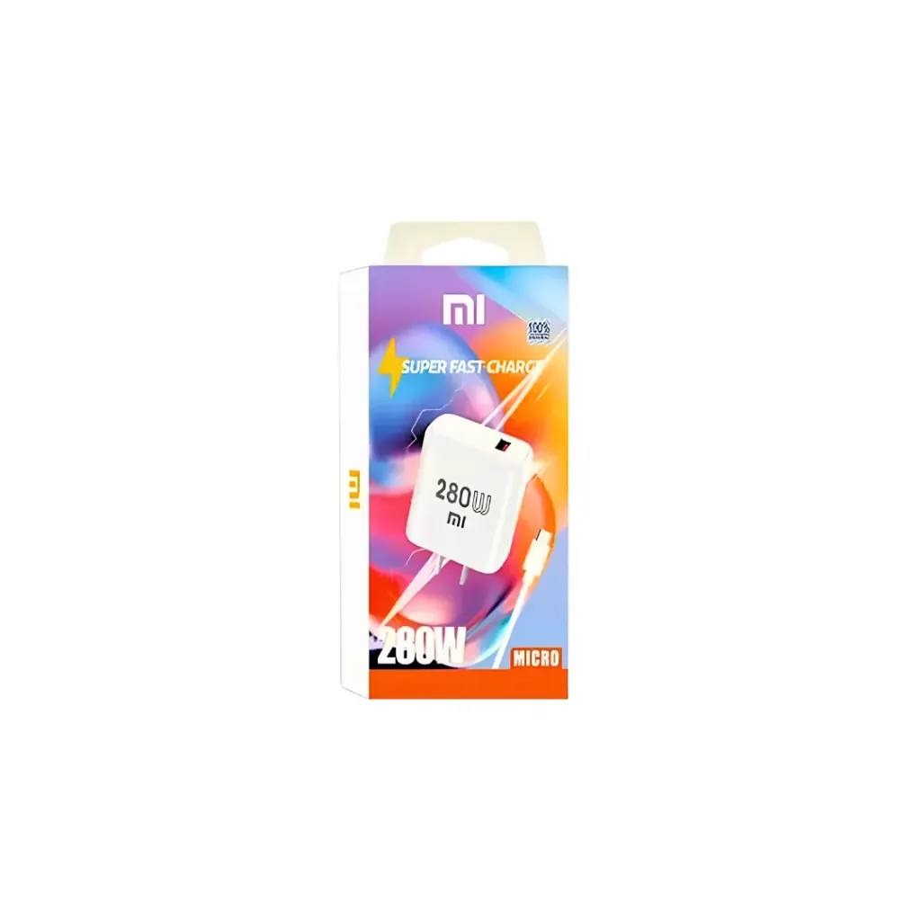 CARGADOR XIAOMI MICRO 280W SUPER FAST CHARGER CAJA PEQUEÑA