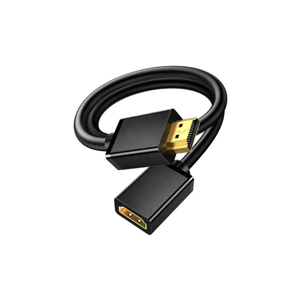 [2376] CABLE ADAPTADOR EXTENSOR HDMI MACHO A HDMI HEMBRA