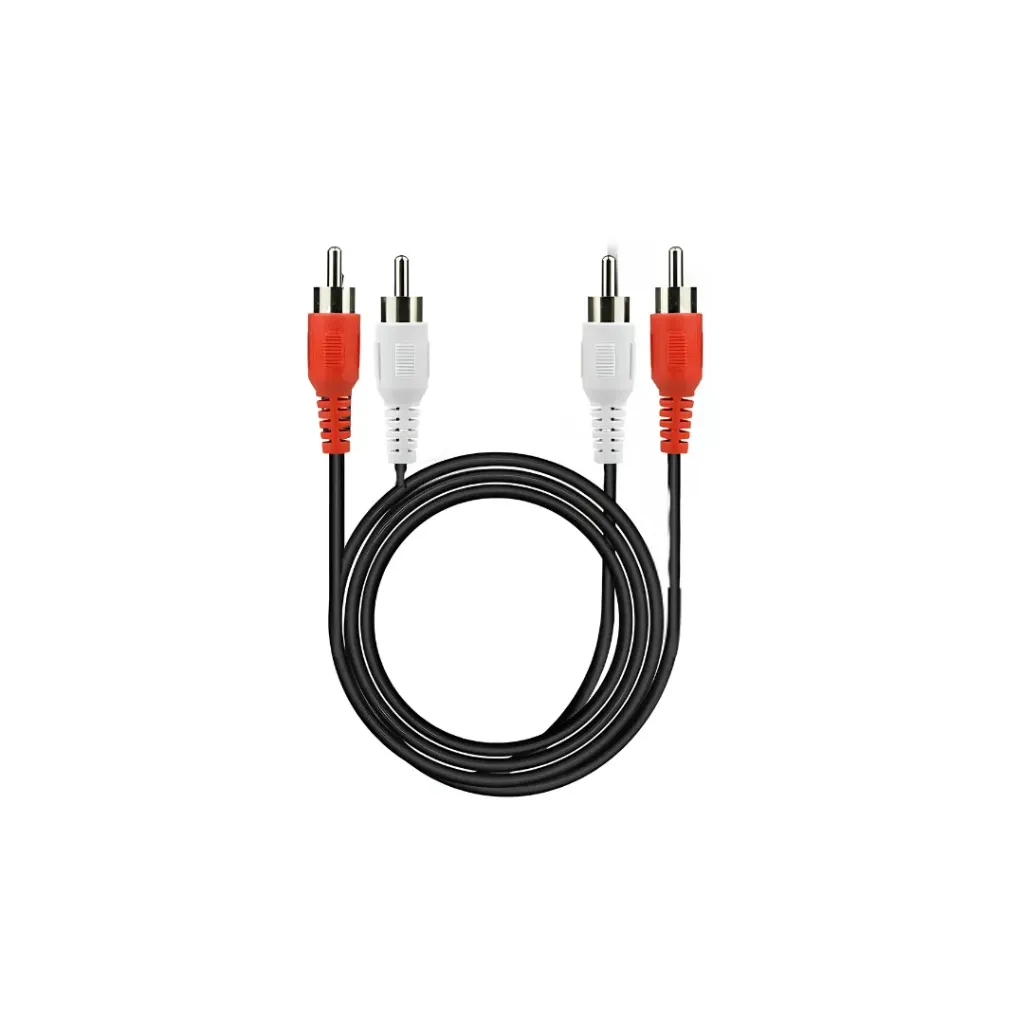 CABLE RCA A RCA 2X2 PUNTAS 1.5 METROS