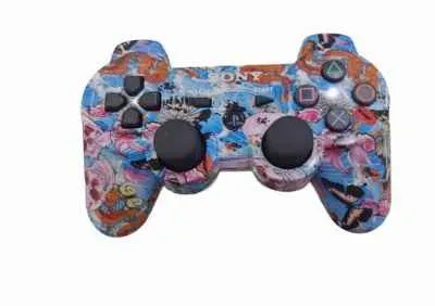 [2245] CONTROL PLAY 3 SONY PS3 ESTAMPADO IMAGENES RAYAS