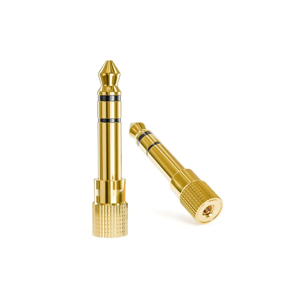 CONVERTIDOR 6.35 A PLUG 3.5 PLASTICO MICROFONO