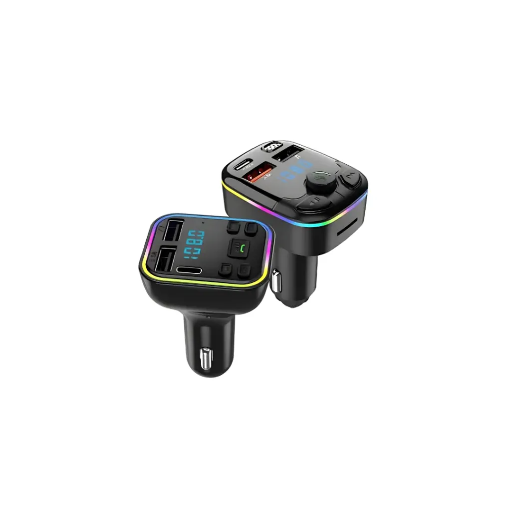 MODULADOR TRANSMISOR BLUETOOTH CARRO FM 2 USB 1 TIPO C Q8 C49