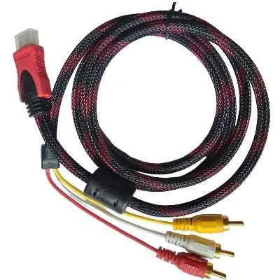 CABLE HDMI A RCA AUDIO Y VIDEO