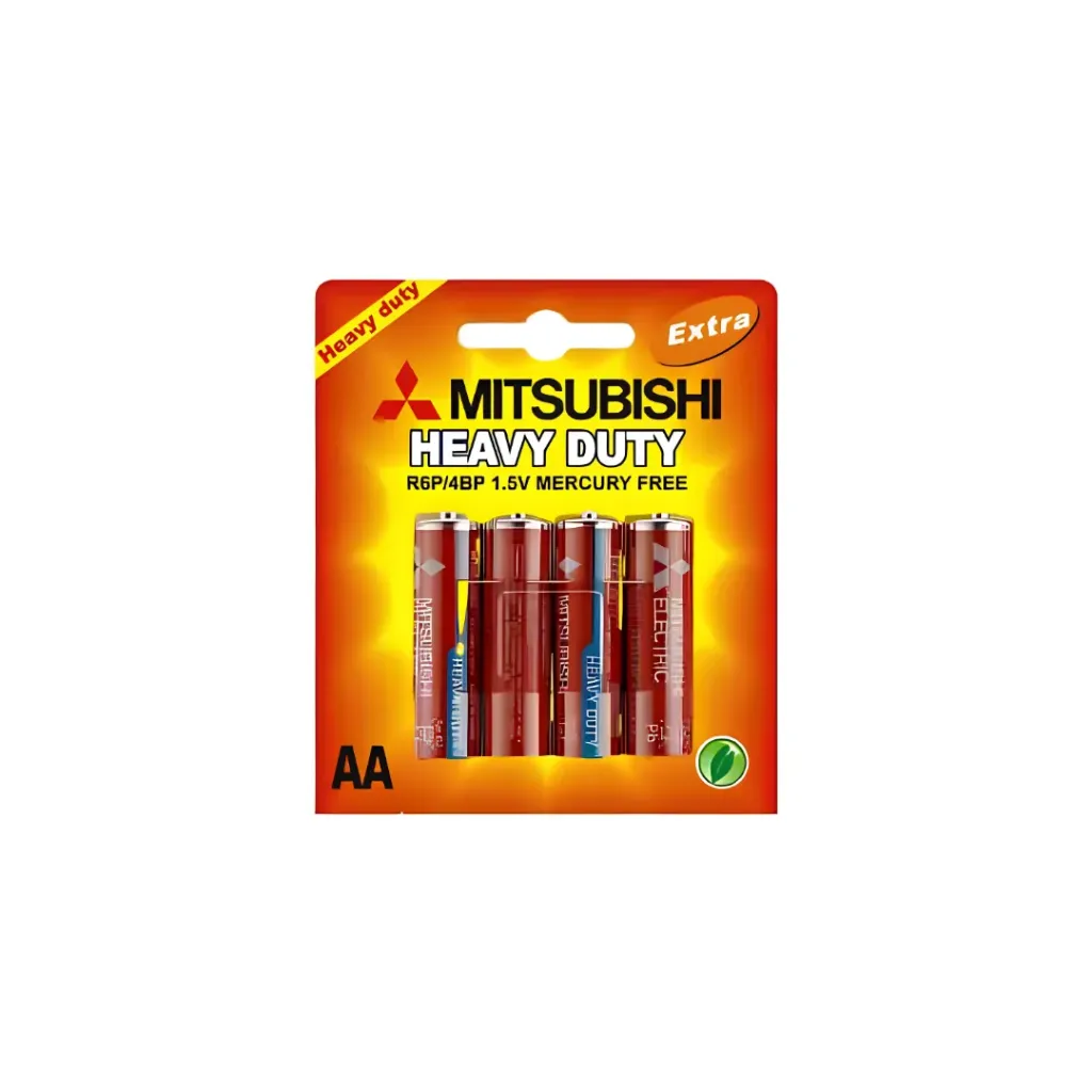 PILA MITSUBISHI R6P 1.5V AA X4 UNIDADES