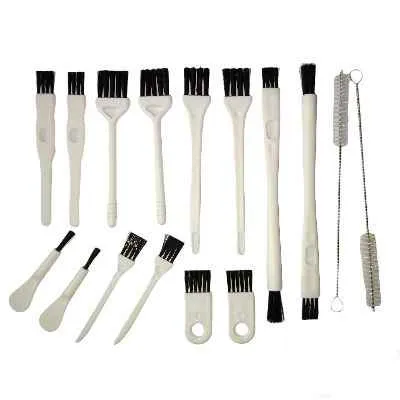 [2082] CEPILLOS ANTIESTATICOS X16 UNID BLANCO