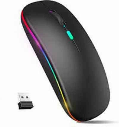 [2361] MOUSE INALAMBRICO GAMER RGB RECARGABLE