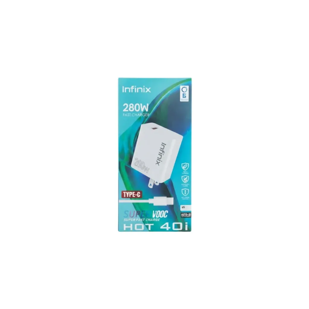 [0631] CARGADOR INFINIX TIPO C 280W FAST CHARGER