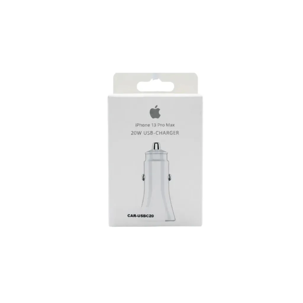 CARGADOR PARA CARRO IPHONE 20W TIPO C PLUGIN