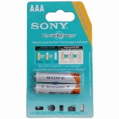 [2288] PILA AAA SONY RECARGABLE X2 UNIDADES