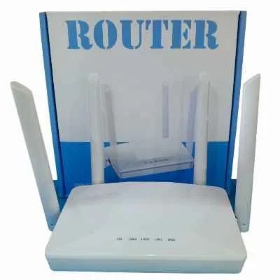 [3336] ROUTER DOBLE BANDA AC1200 2 ANTENAS CAJA AZUL