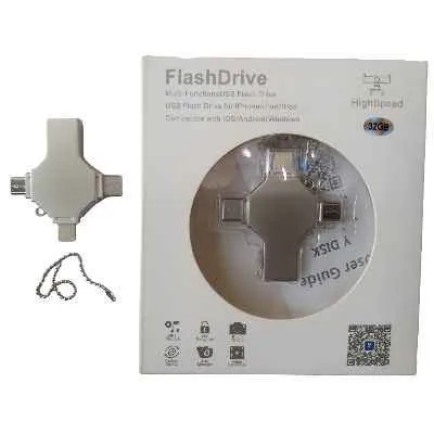 [2709] PENDRIVE MULTIF 32GB PC Y TELEFONOS