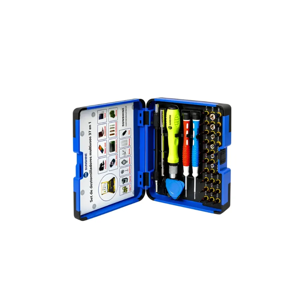 SET DE DESTORNILLADORES 37 EN 1 SUNSHINE SS5110 UNIVERSAL ANDROID IPHONE