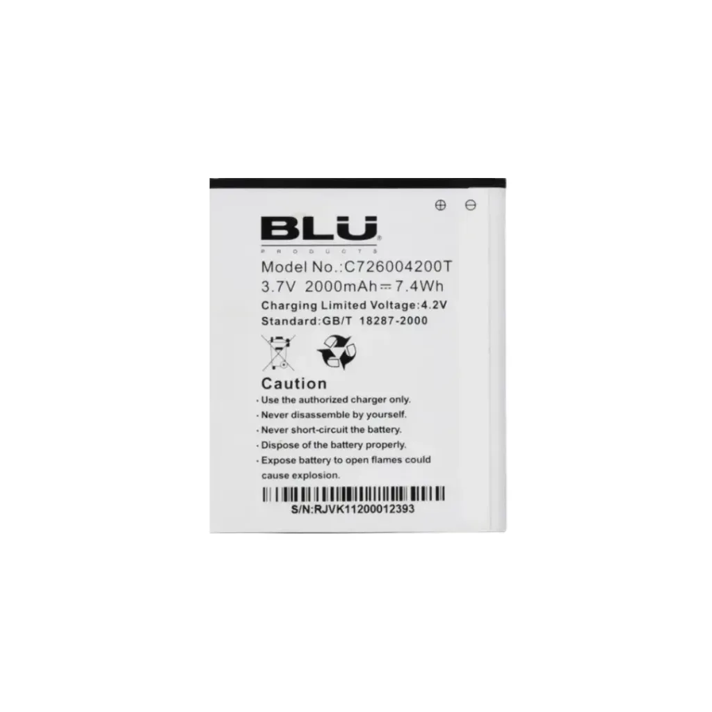 BATERIA BLU DASH 5.0 C726004200T