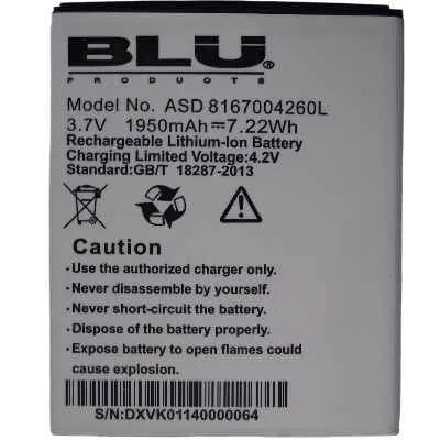 [1393] BATERIA BLU C8167004260L DASH 5.5