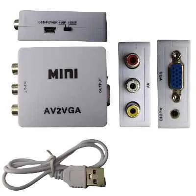 [1451] CONVERTIDOR RCA A VGA / AV2 VGA
