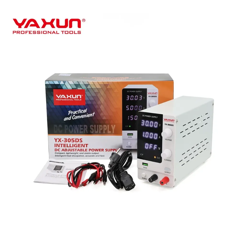 FUENTE DE PODER ALIMENTACION YAXUN YX305DS 5AMP 30V 110V