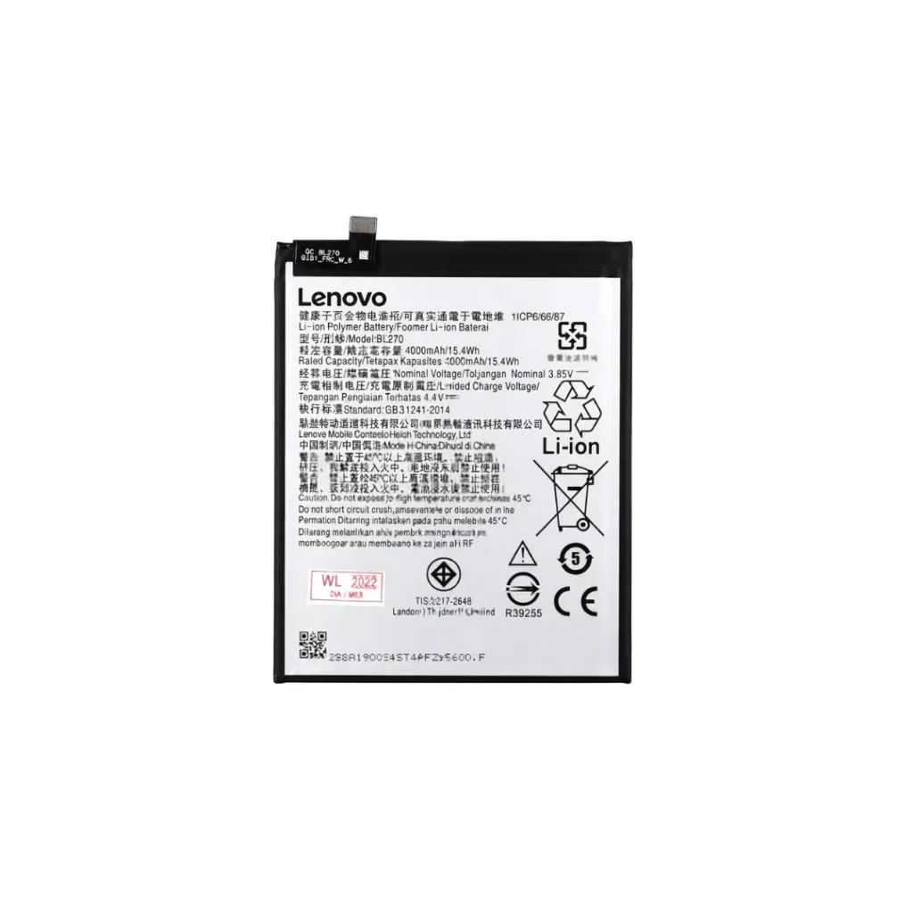 [1963] BATERIA MOTO MOTO G5 MOTO G6 PLAY LENOVO K6 PLUS K53b36 BL270