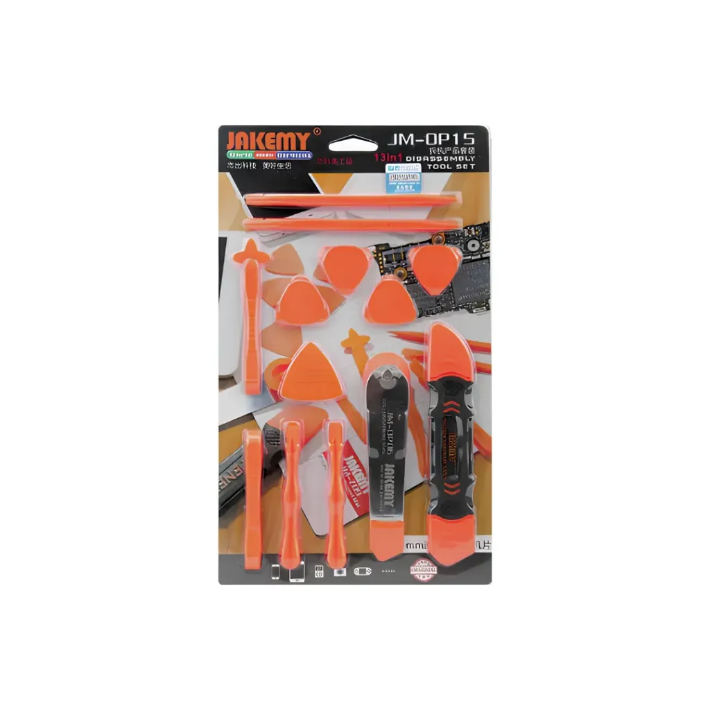 SET DE HERRAMIENTAS DE DESARME 13 EN 1 JAKEMY JM-OP15