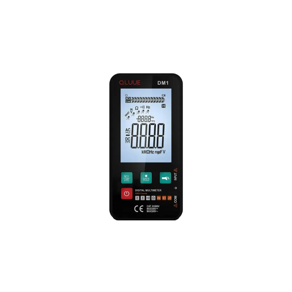 TESTER MULTIMETRO DIGITAL AUTORANGO QLUUE DM1