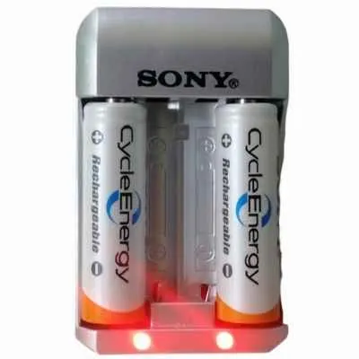 [1129] CARGADOR CON PILAS SONY AA