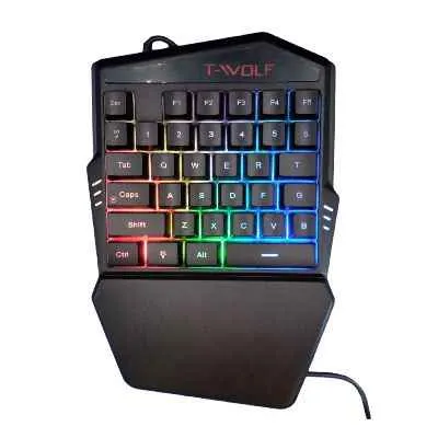 [1894] TECLADO PC GAMER UNA MANO