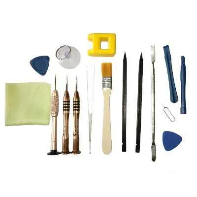 [2067] DESTORNILLADORES IPHONE HASTA 6 PLUS 15 EN 1 CARTUCHERA