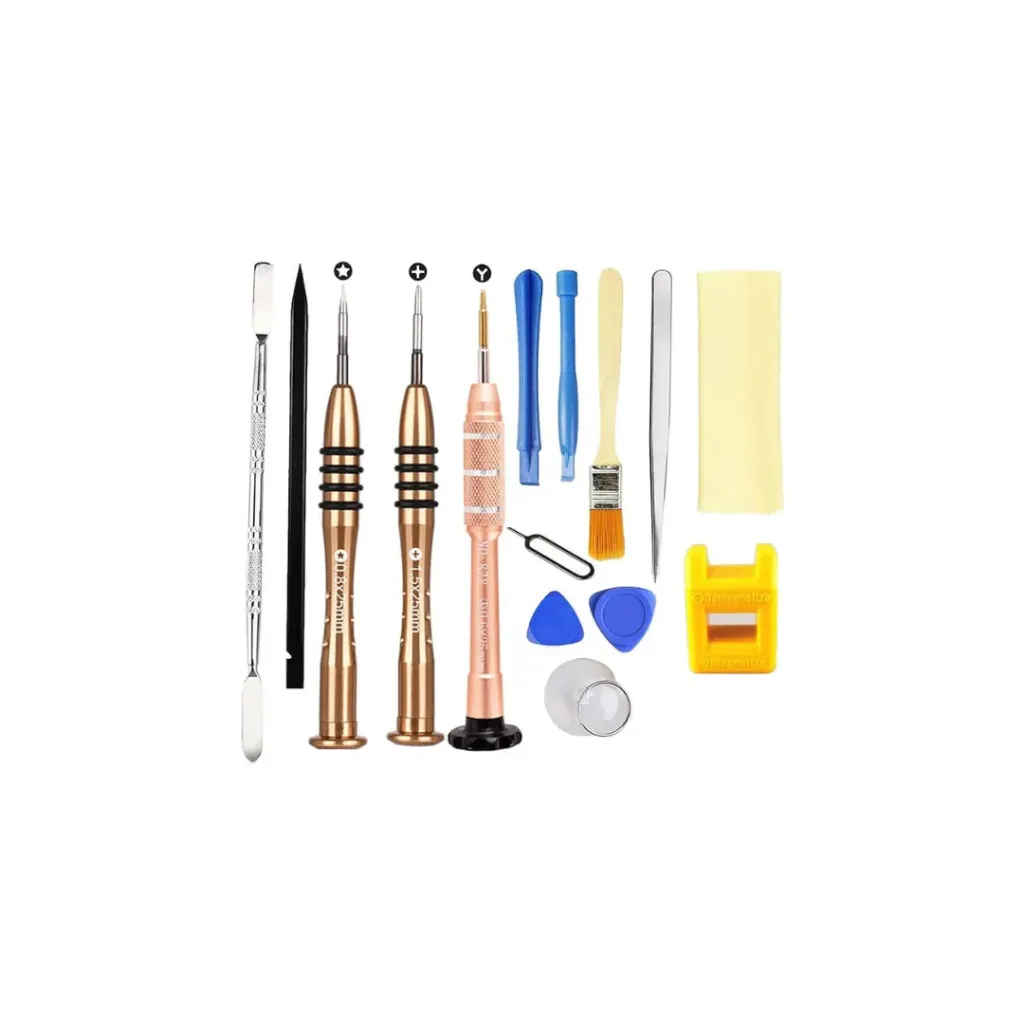 SET DE DESTORNILLADORES PARA IPHONE 15 EN 1 CARTUCHERA