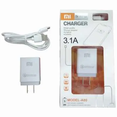 [2679] CARGADOR XIAOMI A80 3.1AMP MICRO
