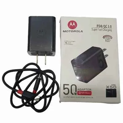 CARGADOR TIPO C MOTOROLA 50W X50