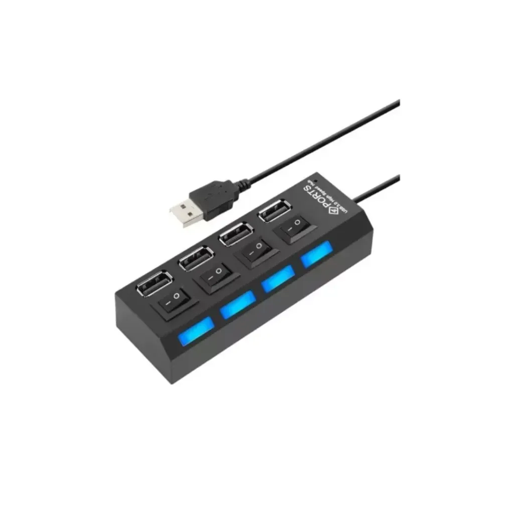 REGLETA MULTIPUERTO 4 USB HUB