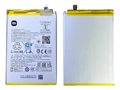 [1028] BATERIA XIAOMI REDMI 13C REDMI 14C POCO C65  NOTE 12 4G REDMI 12 REDMI A5 POCO C61 POCO C71 BN5Q BN5X