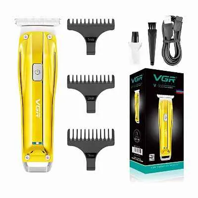 [1123] MAQUINA AFEITAR VGR RECARGABLE V071 V955 2 VELOCIDADES