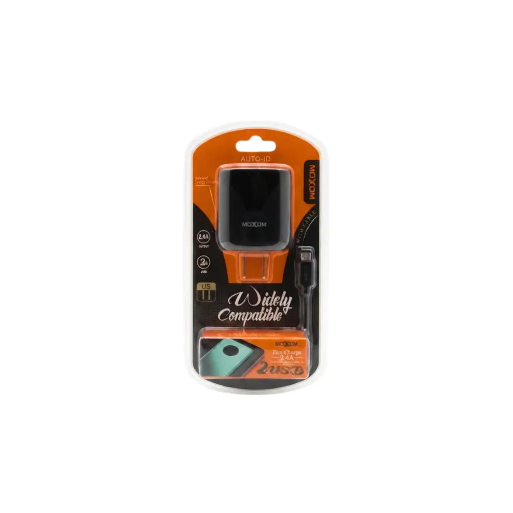CARGADOR MICRO MOXOM 2.4A MXHC31
