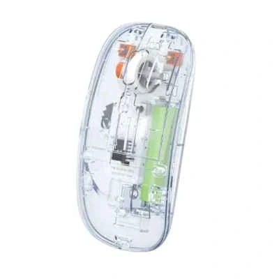MOUSE INALAMBRICO TRANSPARENTE OUIDEN NUM80 RECARGABLE