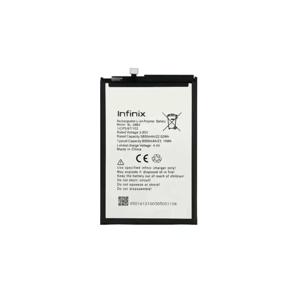 [2254] BATERIA INFINIX HOT 10S HOT 11 PLAY HOT 10 PLAY HOT 12 PLAY BL58BX